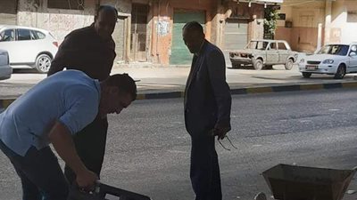 مصادرة 27 شيشية و ٣٠ كرسى بالمقاهي المخالفة في حملة لحي شمال الجيزة| صور