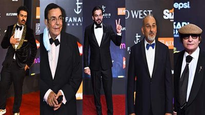 أبرز  إطلالات الفنانين على السجادة الحمراء لمهرجان الجونة