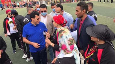 الكرة النسائية تشارك في المهرجان الرياضي للمرأة