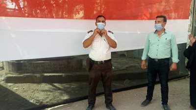 الكمامة الطبية.. شرط دخول الناخبين للجان مدرسة إمبابة الثانوية العسكرية | صور