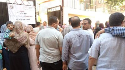 إقبال كثيف من المواطنين على اللجان الانتخابية بأوسيم | فيديو وصور