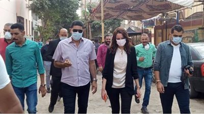 نائبة محافظ الجيزة تتفقد العملية الانتخابية بعدد من اللجان