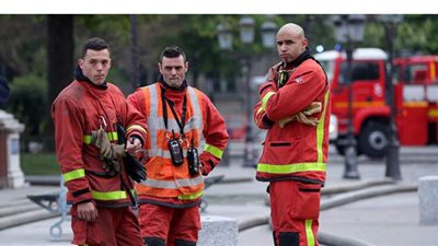 إجلاء المئات جراء حريق في ميناء لو هافر شمال فرنسا | فيديو