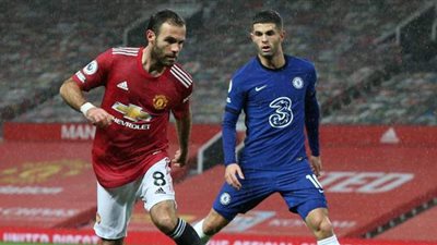تعادل سلبي في الشوط الأول بين تشيلسي ومانشستر يونايتد