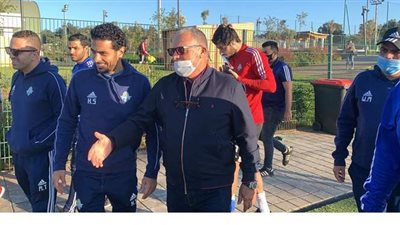 أبو ريدة يدعم بيراميدز قبل نهائي الكونفدرالية | صور