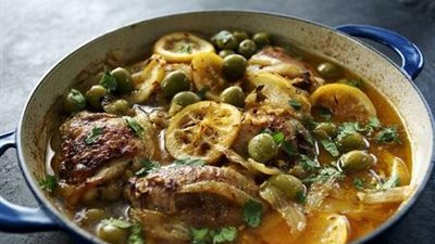 طريقة عمل طاجن لحمة الرأس بالتوابل والخضراوات من منال العالم