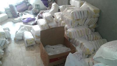 مصادرة 3 آلاف طن سكر مخبأة بمخازن لرفع سعرها بالمحافظات