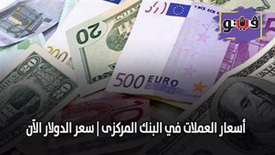 أسعار العملات في البنك المركزى | سعر الدولار الآن