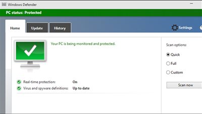 مايكروسوفت Defender يوفر حماية جيدة ضد الفيروسات
