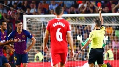 برشلونة يقدم استئنافا على طرد لينجليت في لقاء جيرونا