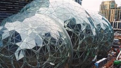 أمازون يفتح غابة تكنولوجية للموظفين في سياتل (فيديو)