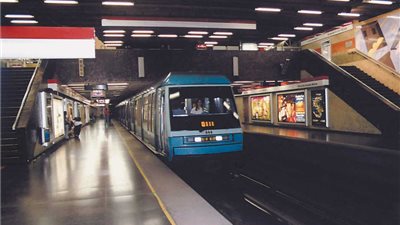 حريق في قطار مترو أنفاق بألمانيا