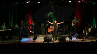 بالصور.. سمية درويش تتألق في حفل بساقية الصاوي