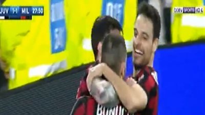 «بونوتشي» يتعادل بالهدف الأول لميلان في يوفنتوس (فيديو)