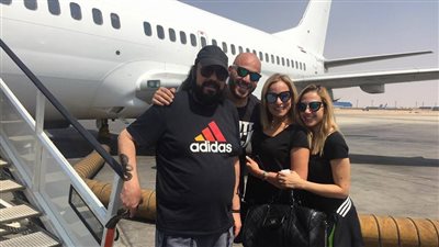 طلعت زكريا وريم البارودي في الغردقة من أجل «حليمو»