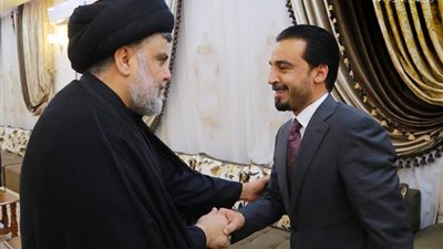 اتفاق بين الصدر والحلبوسي على ضرورة تشكيل حكومة العراق الجديدة