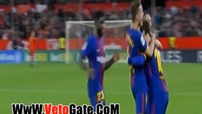 «ميسى» يتعادل بالهدف الثاني لبرشلونة في إشبيلية (فيديو)