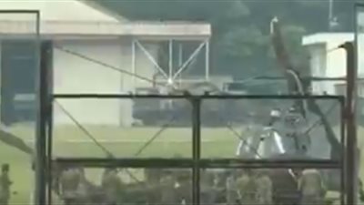 تحطم مروحية عسكرية في طوكيو (فيديو)