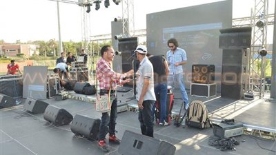 بالصور.. الاستعدادات النهائية لحفل دينا حايك وحمادة هلال اليوم