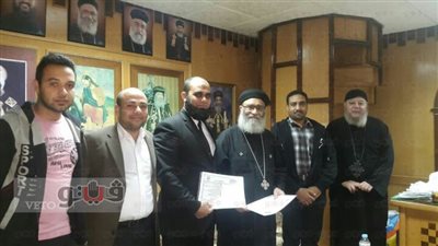 بروتوكول تعاون بين مؤسسة القادة ومطرانية الأرثوذكس ببورسعيد