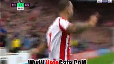 بالفيديو.. رودريجيز يتقدم بالهدف الأول لستوك سيتي في أرسنال