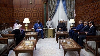 شيخ الأزهر يلتقي الأمين العام لاتحاد الجامعات الأفريقية