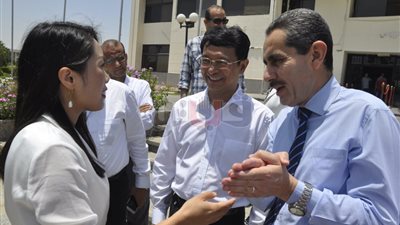 جامعة القناة تستقبل السفير الصينى الجديد في أول أيامه بمصر