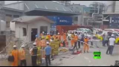 بالفيديو.. انفجار مصنع كيميائي بكوريا الجنوبية يتسبب في مصرع 6 أشخاص