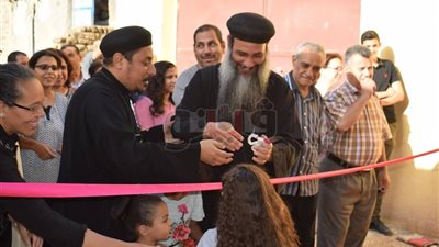 افتتاح نادي الأنبا إبرام بقوص لمشاهدة مباريات المونديال في قنا (صور)