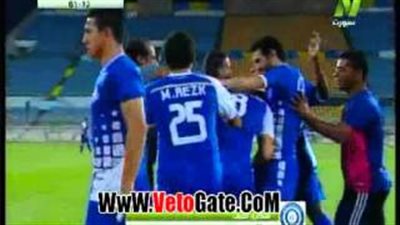 بالفيديو.. شكري نجيب يتعادل بالهدف الأول لأسوان في المصري