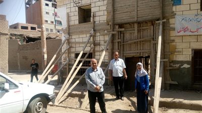 تفاصيل إنقاذ الأهالي مسجد الكاشف الأثري بأسيوط من الانهيار (صور)