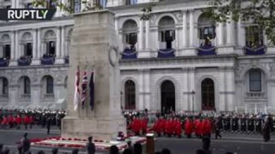 بالفيديو.. مراسم تكريم ضحايا الحروب ببريطانيا