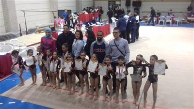 جمباز هليوليدو يحصد ١٣ ميدالية في بطولة الجمهورية