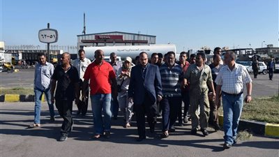 محافظ الإسكندرية يتفقد محطة مخلفات محرم بك