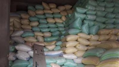 ضبط 23 طن أرز ودقيق وأسطوانات «بوتاجاز» مدعمة في الغربية