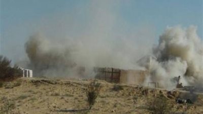 إصابة مجند بحروق في انفجار مقذوف بالشيخ زويد