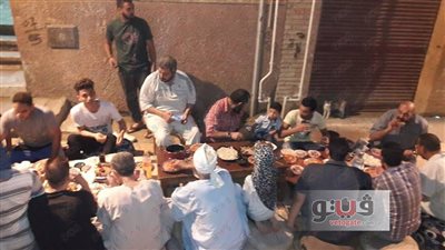 بالصور.. إفطار الوحدة الوطنية لأهالي الخصوص