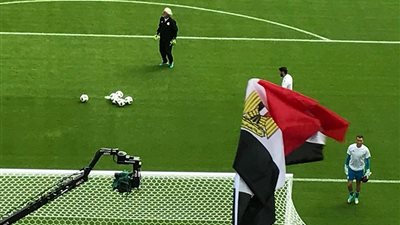 تشجيع حار من الجماهير لحراس المنتخب قبل مباراة أوروجواي