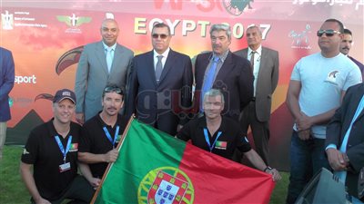 محافظ الفيوم يشهد حفل افتتاح بطولة تحدي أبطال العالم للباراموتور