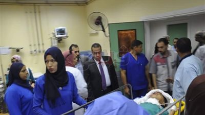 مصرع طفلة وإصابة 8 آخرين في انقلاب أتوبيس مدرسي بالإسماعيلية (صور)