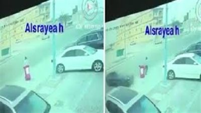 لحظة دهس عامل نظافة أسفل عجلات سيارة في الكويت ( فيديو)