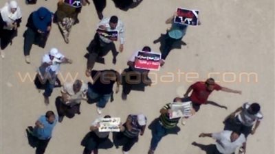 بالصور.. مسيرة «ضئيلة» للإرهابية بالمقطم