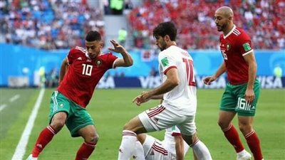 شوط أول سلبي بين المغرب وإيران بالمونديال (صور)