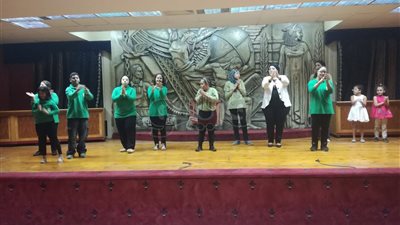 بالصور.. ذوي القدرات الخاصة يعرضون «حلاوة شمسنا» على مسرح الصحفيين