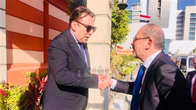 وزير الخارجية الأردني يغادر مطار القاهرة (صور )