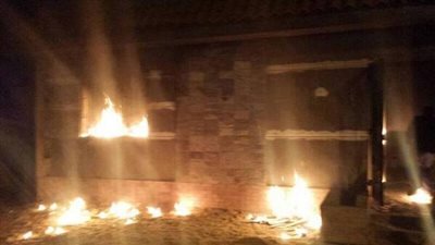 عناصر إخوانية يهاجمون نقطة مرور سفنكس بـ«المولوتوف»