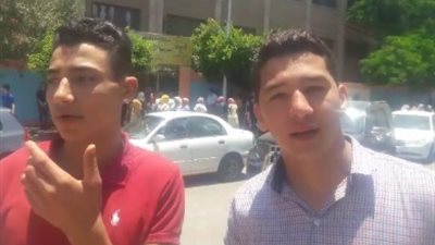 طالب ثانوي ببني سويف عن امتحان الفيزياء: 