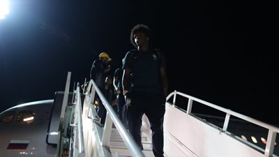 منتخب البرازيل يصل مطار «روستوف» استعدادا لمواجهة سويسرا (صور)