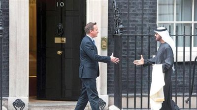 محمد بن زايد وديفيد كاميرون يبحثان التصدي للإرهاب