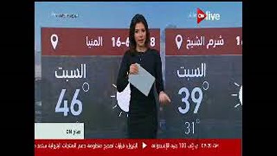 الأرصاد: طقس اليوم شديد الحرارة.. والعظمى بالقاهرة 42 (فيديو)